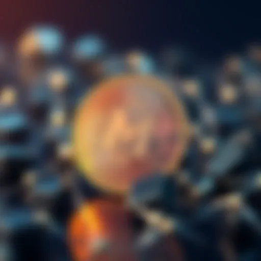 Symbolic representation of MetaCoin reflecting blockchain innovation