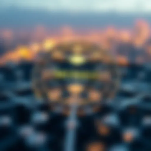 Illustration of Mina Coin's blockchain architecture