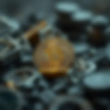 Illustration of diverse applications of mineral coins in various industries