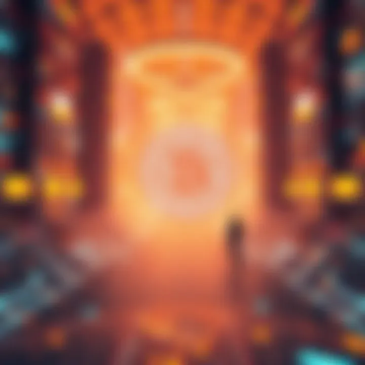 Conceptual visualization of the Metaverse in the Web 3.0 era