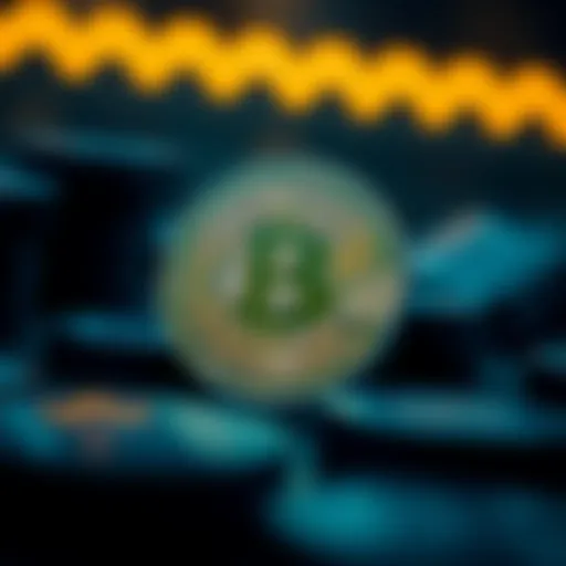 A futuristic digital representation of cryptocurrency innovation