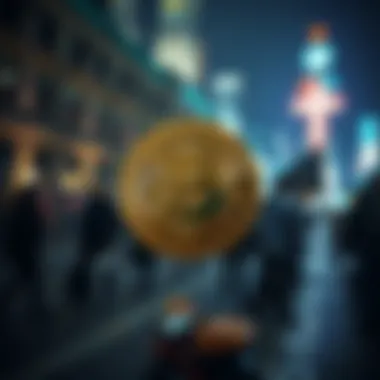 Visual representation of political factors impacting Bitcoin market