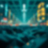 An abstract representation of digital ownership through Polygon NFTs