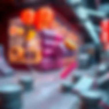 Artistic interpretation showcasing various use cases of Polygon NFTs