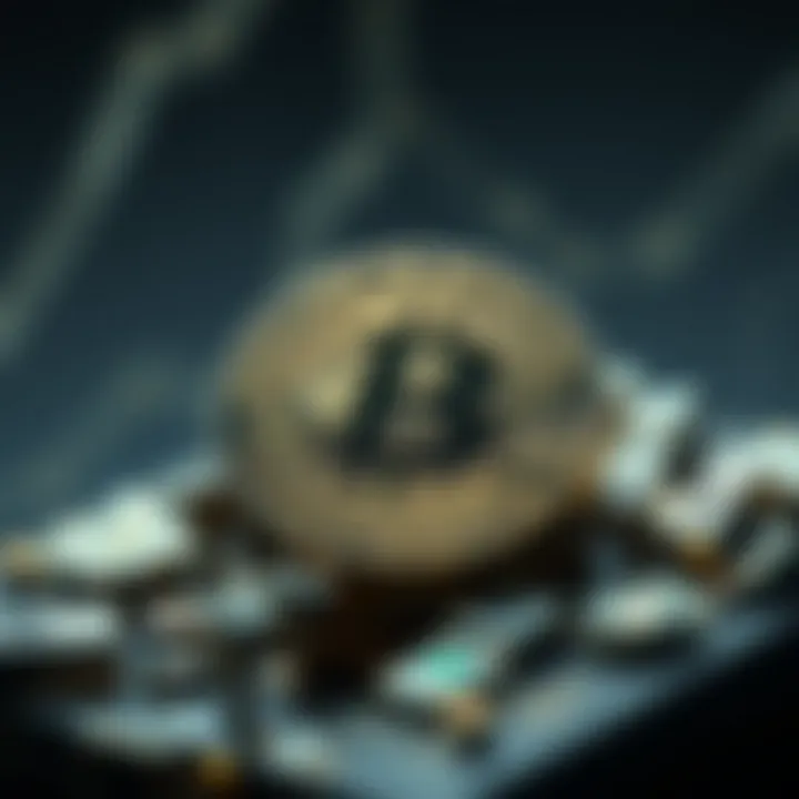 Conceptual representation of Proof of Work in blockchain technology