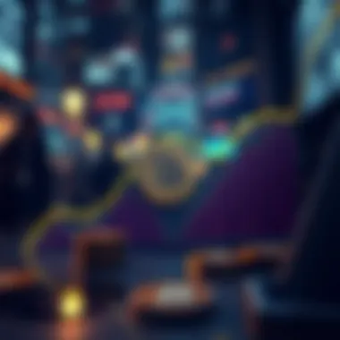 Data visualization of public interest in Bitcoin over time