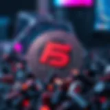 Innovative blockchain technology concept