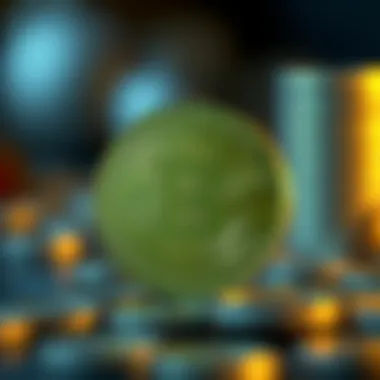 Conceptual illustration of Steem Dollar in cryptocurrency