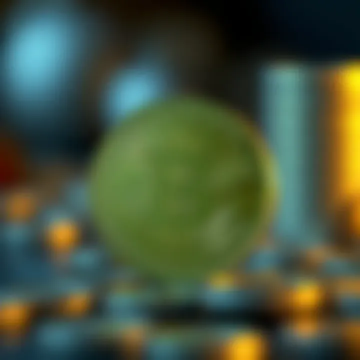 Conceptual illustration of Steem Dollar in cryptocurrency