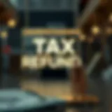 Understanding Tax Refunds Conceptual representation of tax refunds and financial planning