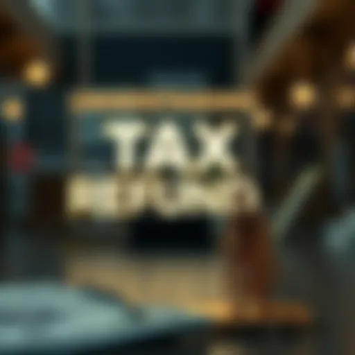 Understanding Tax Refunds Conceptual representation of tax refunds and financial planning