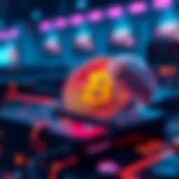 A futuristic representation of technology and cryptocurrency integration