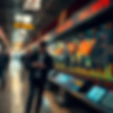 Visual representation of a decentralized prediction market