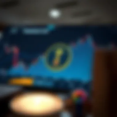 Market analysis chart showcasing temperature coin's potential