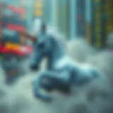 Conceptual representation of a unicorn in the cryptocurrency market