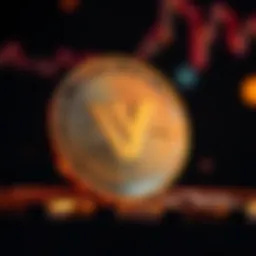 Conceptual representation of Vidt cryptocurrency