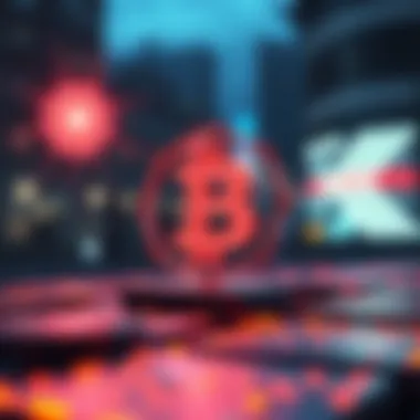 Illustration of blockchain technology symbolizing decentralization